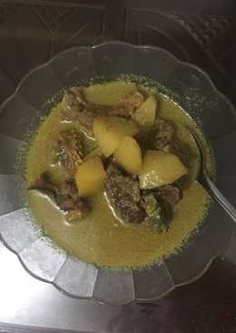 Tetelan daging kambing kuah kuning