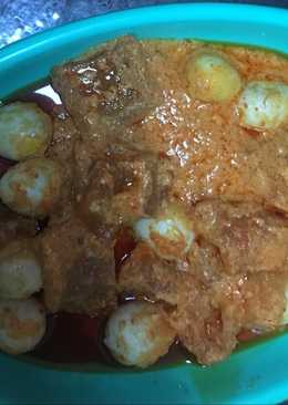 Sambal Goreng Krecek & Telur Puyuh (Keto Friendly)