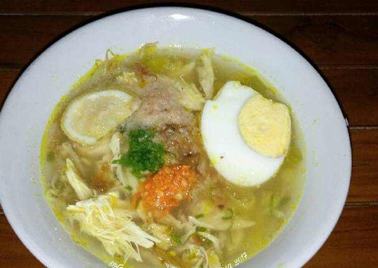 cara membuat Soto Ayam Lamongan