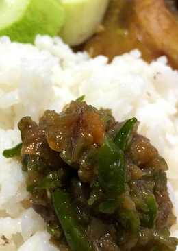 Sambal terasi rawit ijo