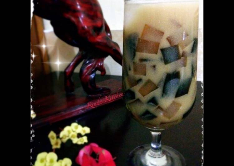 gambar untuk resep Es Cincau, Kopi mix Gula Merah