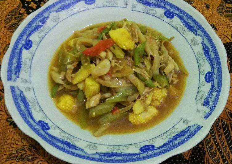 cara membuat Tumis Jamur Tiram dengan Sayuran