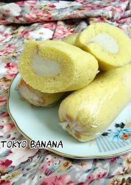 Tokyo Banana (Cake Guling dengan Krim Pisang)