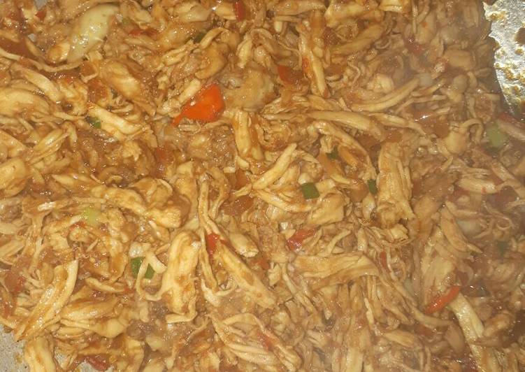 gambar untuk resep makanan Ayam plecing suwir