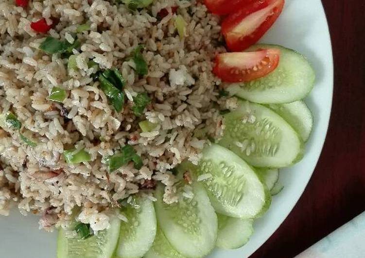 resep masakan Nasi Goreng Cumi Asin