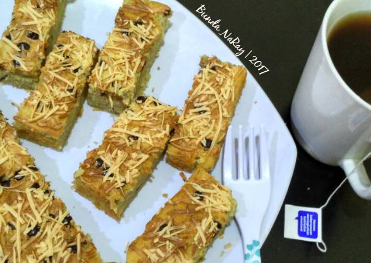 resep lengkap untuk Banana Cake simple (hanya 5 bahan&tanpa bahan pengembang)