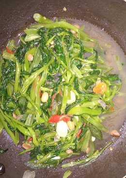 Tumis kangkung Tauco pedas