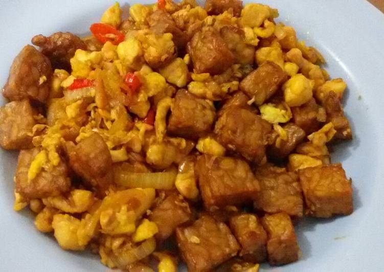 Resep Orak arik tempe fillet ayam Karya Lusi Agustiana