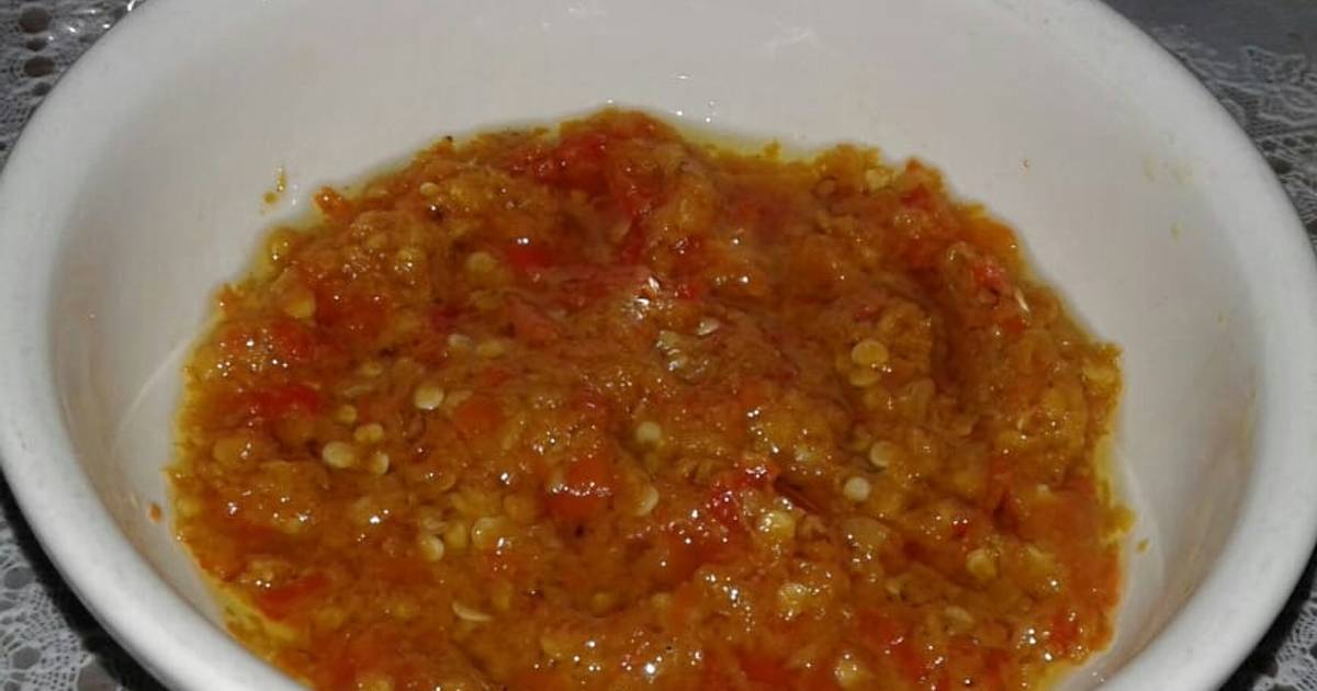 168 resep  sambal  goang  enak dan sederhana Cookpad