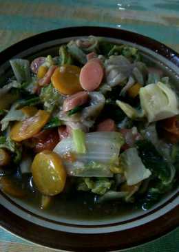 Cap jay sosis ayam jamur