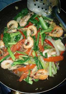 #pekaninspirasi.. sayur simple, Â udang petak umpet
