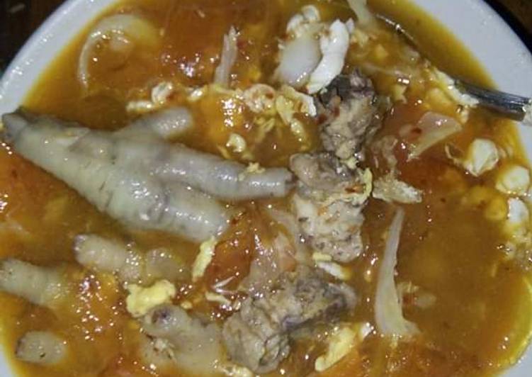 Seblak ceker tendo recipe main photo