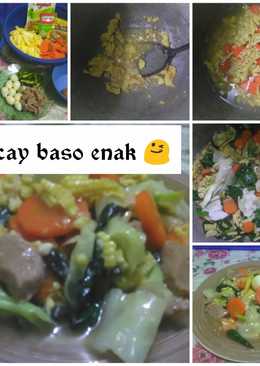 Capcay baso sapi enak