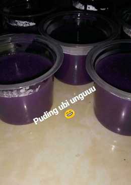 Puding ubi ungu gurih dan sehat