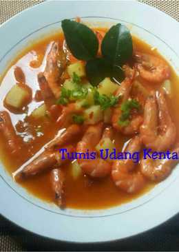 Tumis Udang Kentang