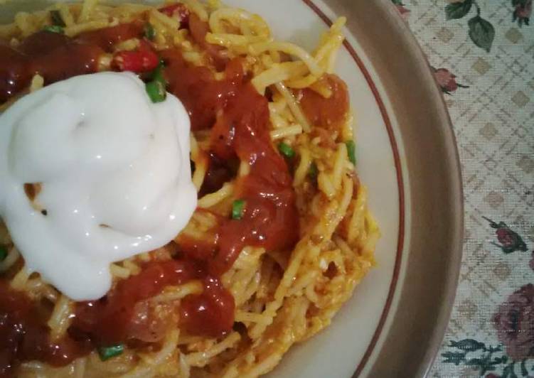 resep makanan Spaghetti Bolognesse Keju