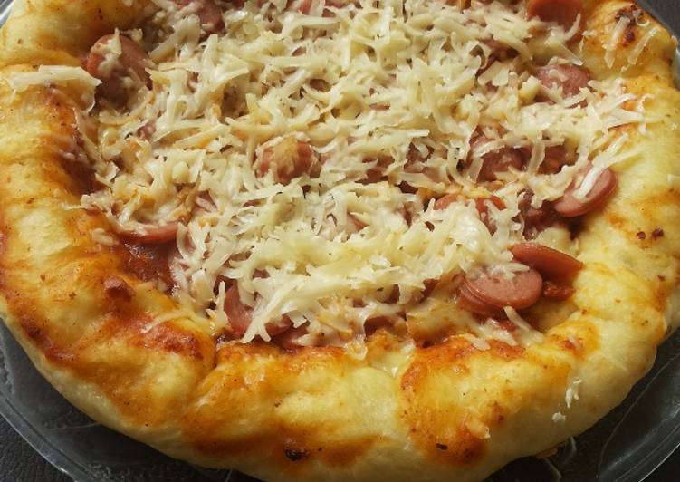 gambar untuk cara membuat Pizza Teplon Saos Homemade