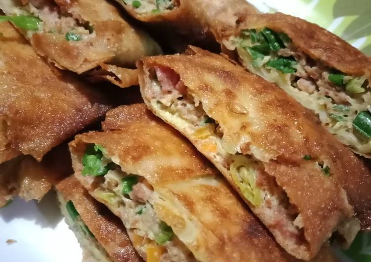 resep Martabak Telur Isi Kornet