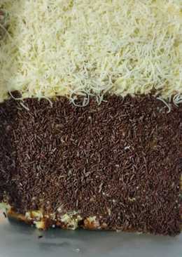 Bolu panggang topping keju dan ceres