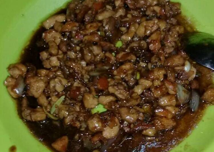 resep masakan Chicken teriyaki ala mamah hana??