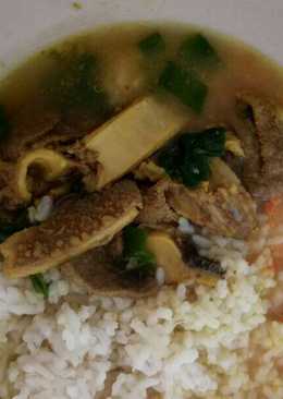 Soto daging + babat