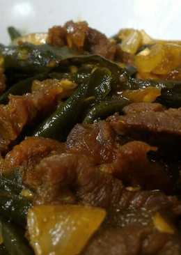 Oseng daging cabe ijo #kitaberbagi