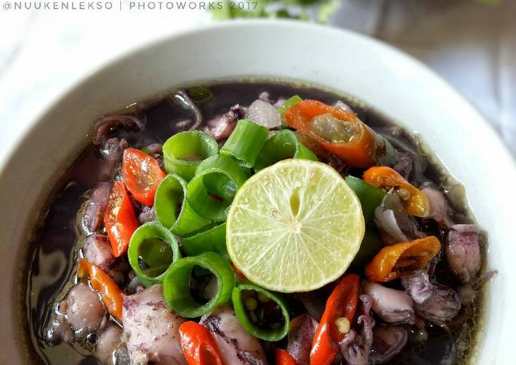 gambar untuk resep makanan Cumi Kuah Hitam