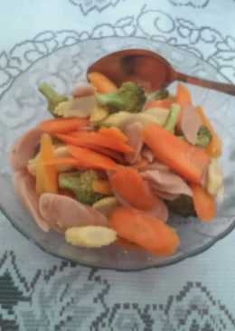 Tumis Brokoli Jagmud Wortel Sosis