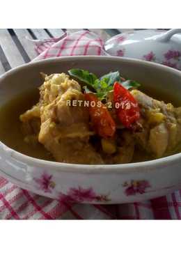 Opor ayam nanas (khas palembang)