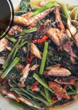 Tumis Kangkung Ikan Peda