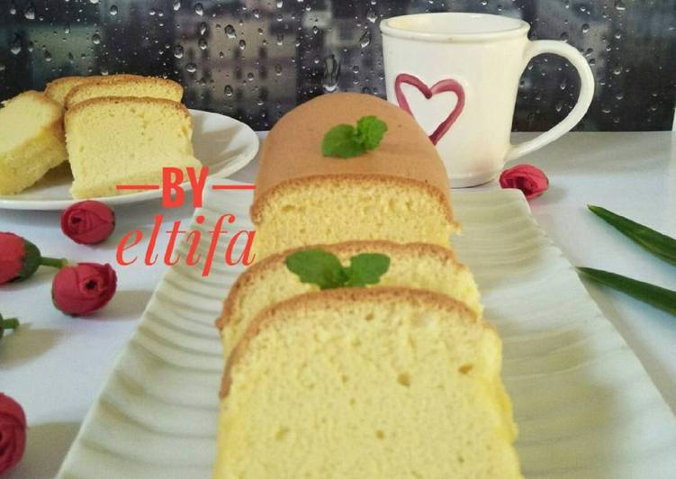 resep lengkap untuk Condensed milk cotton cake