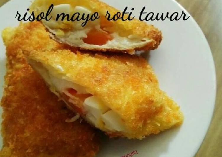 resep lengkap untuk Risol Mayo Roti Tawar