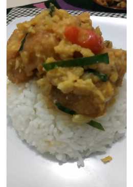 Chicken salted egg