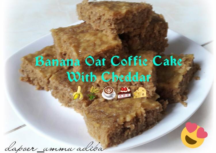 gambar untuk resep Banana Oat Coffie Cake With Cheddar