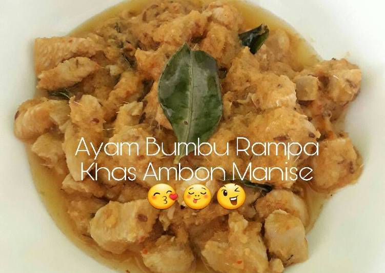 gambar untuk resep makanan Ayam Bumbu Rampa Khas Ambon Manise????