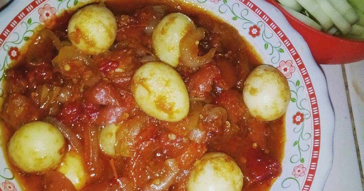  Resep  Sambal  telur  puyuh sosis oleh Hana Khairunnisaa 