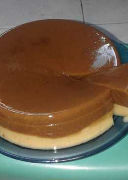 Puding kurma coklat roti tawar