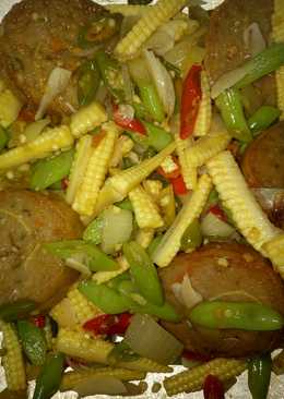 Rolade ayam saus tiram