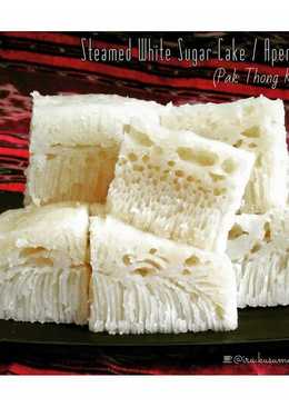 Apem Putih (Pak Thong Ko) Steamed White Sugar Cake