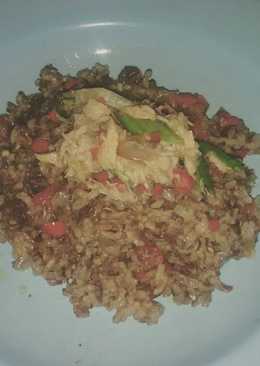 Nasi Merah Rempah with tuna