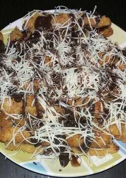 Stik pisang crispy keju coklat