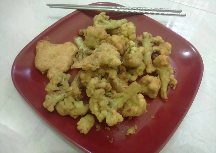 Bunga kol goreng krispy