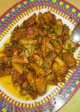 Tahu kecap pedas ala2 aku haha