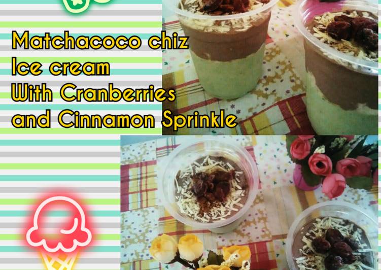 resep masakan Matchacoco Chiz Ice Cream #ketofriendly #ketofy #debm #es krim