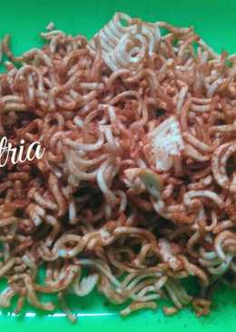 Mie kering pedas manis