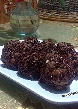 Cookies kue bola cokelat