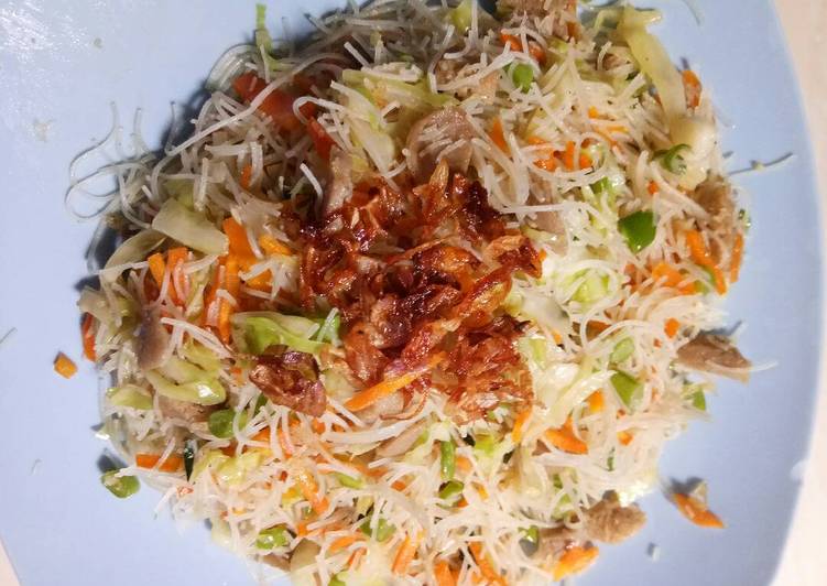 resep lengkap untuk Bihun goreng putih