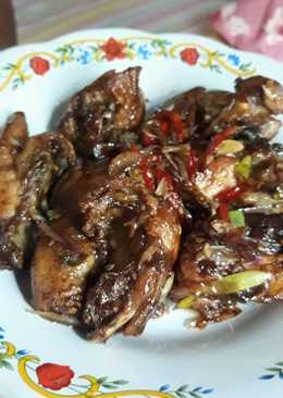 Ayam goreng mentega simple