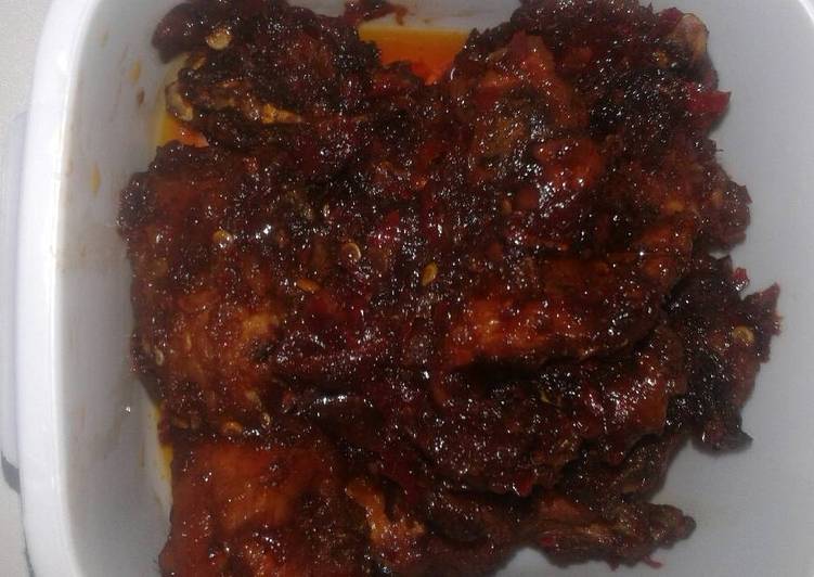 gambar untuk resep makanan Ayam saos kecap pedas manis