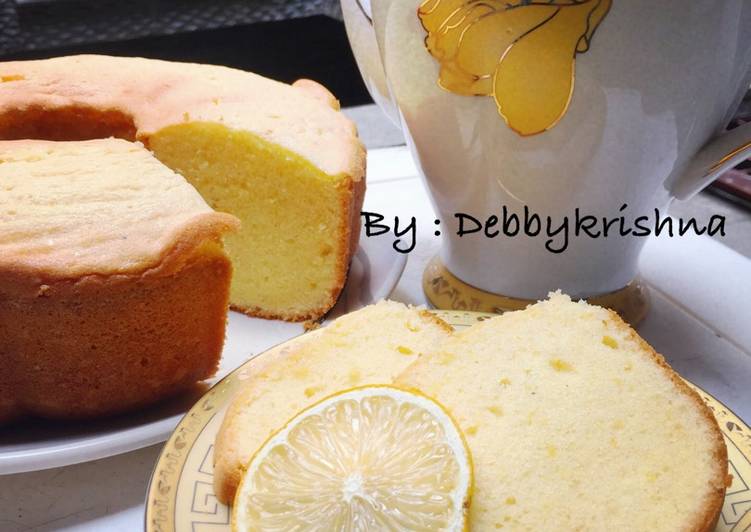 resep makanan Lemon butter cake